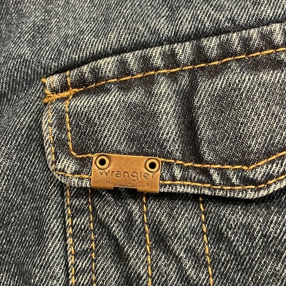 Vintage Wrangler Denim Sherpa Jacket - Picture 14 of 16